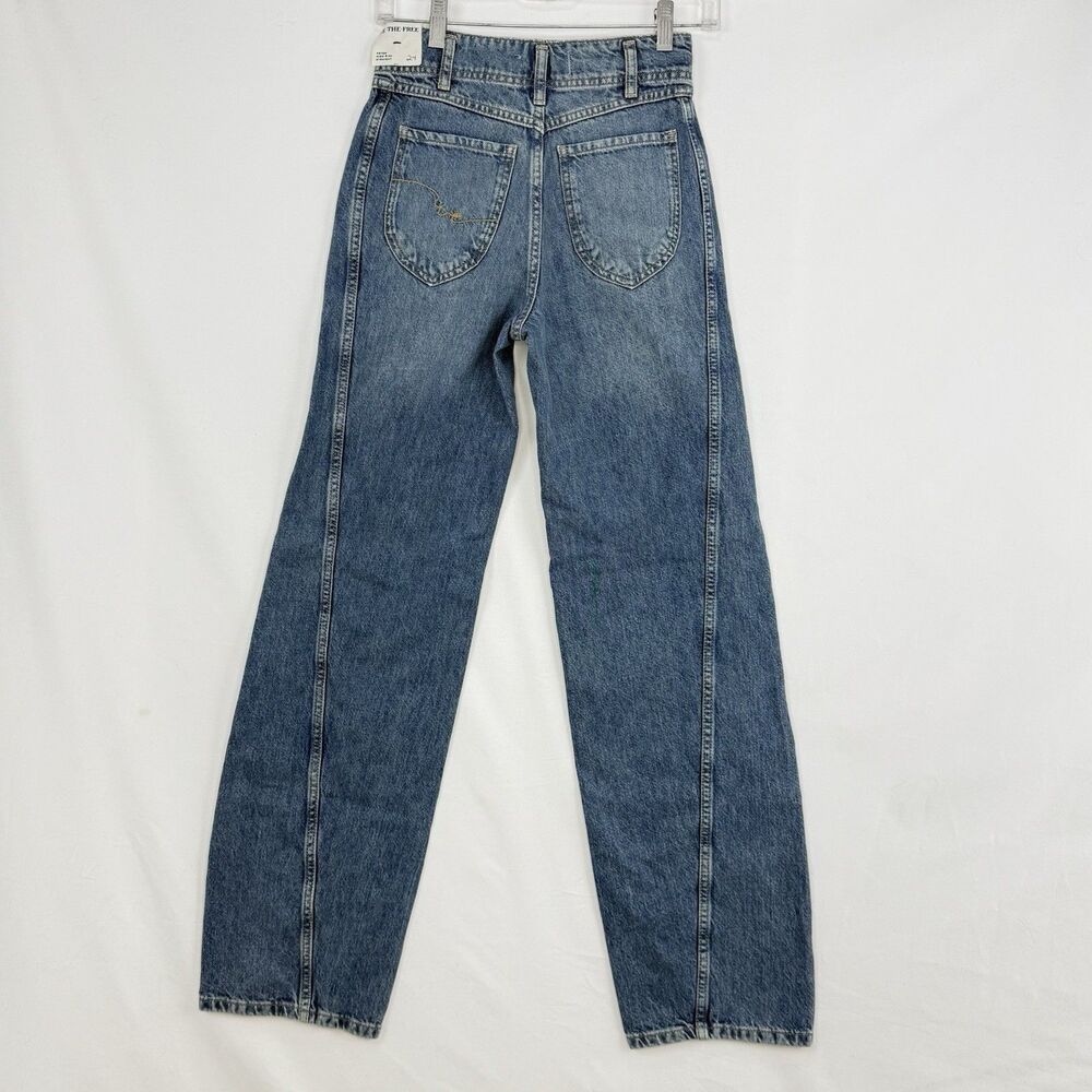 NEW FREE PEOPLE WE THE FREE OPAL ASTER STRAIGHT LEG JEANS Size 24 - Picture 11 of 16
